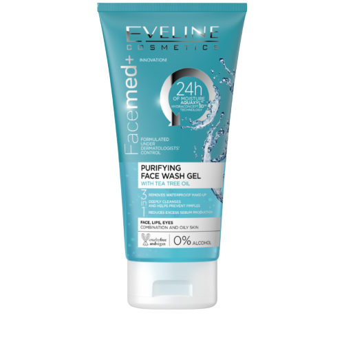 eveline purfying face wash gel with tea tree oil