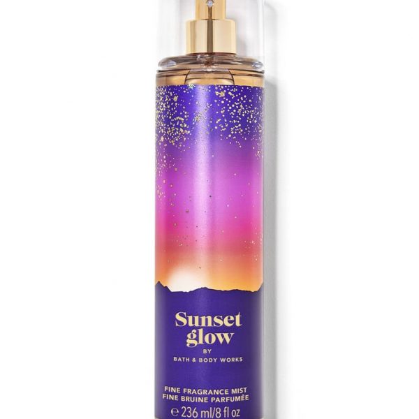 bath & body works Sunset Glow fine fragrance mist 8 ounce