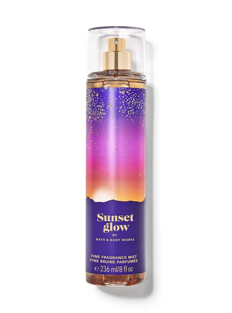 bath & body works Sunset Glow fine fragrance mist 8 ounce