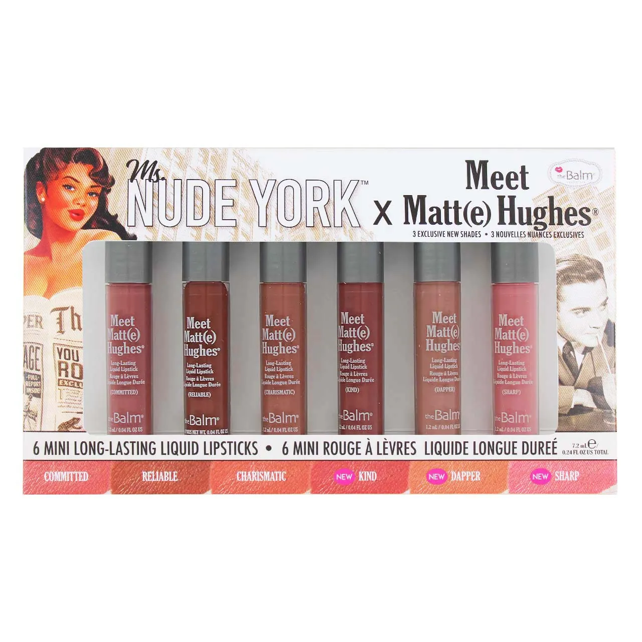 the Balm Meet Matt Hughes پالت رژلب Nude York the Balm Meet Matt Hughes پالت رژلب Nude York - Image 1